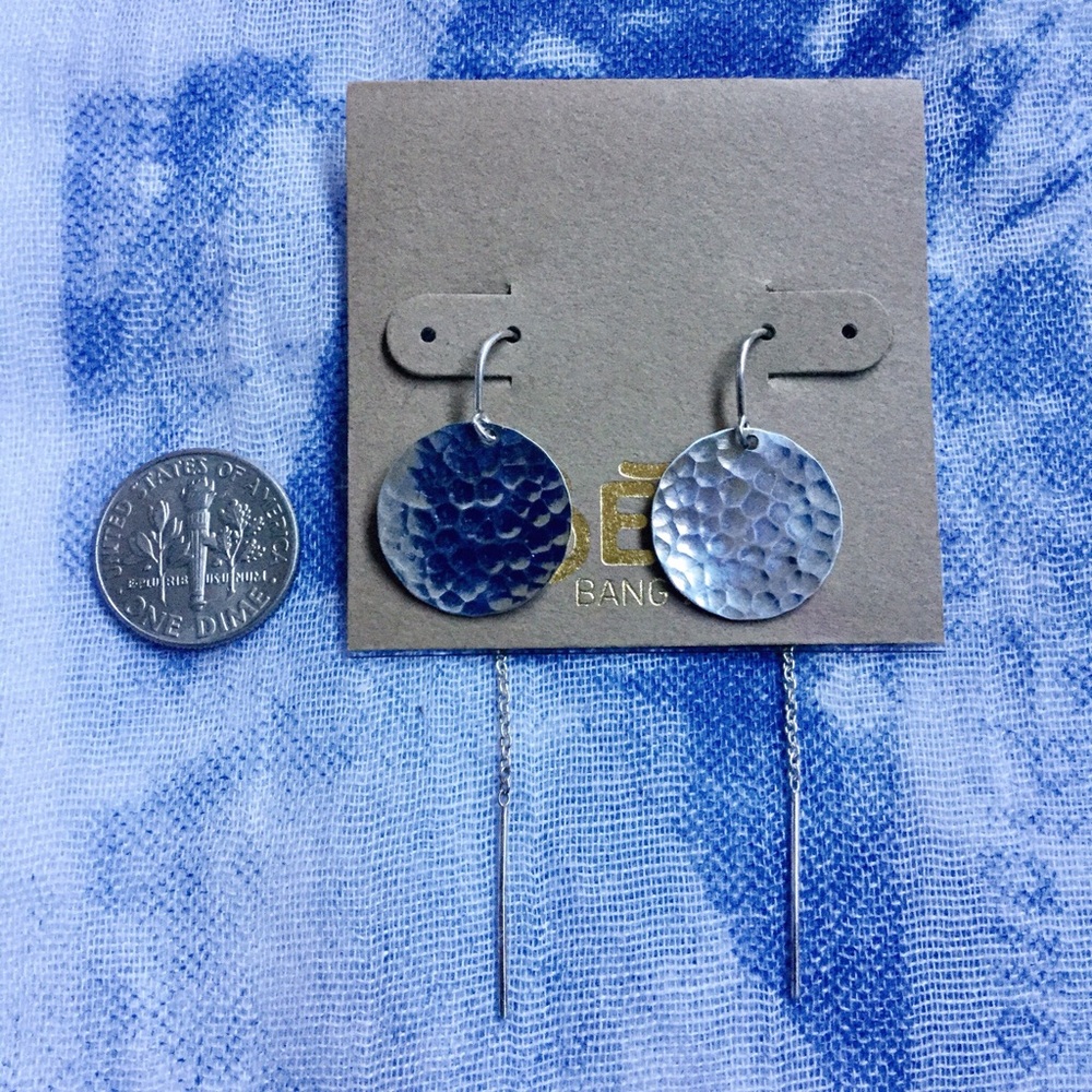 Sterling Silver Threader Earrings - Picture 3 of 4